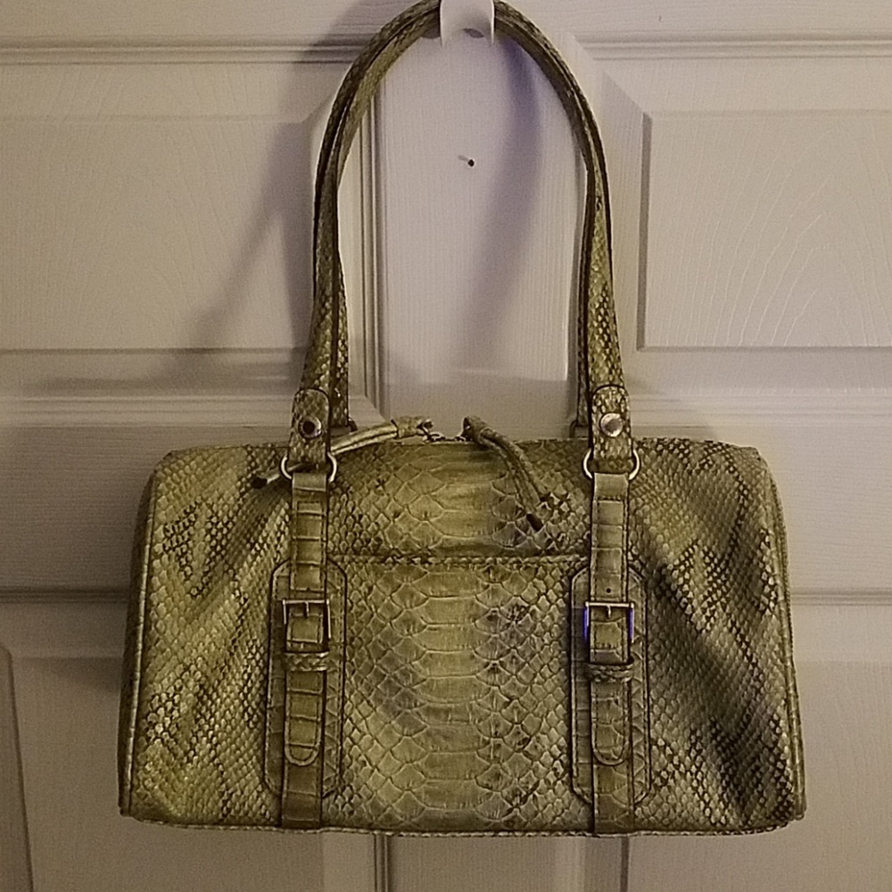 Liz Claiborne Croc Print Handbag